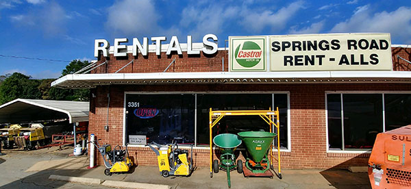Springs Road Rent-Alls - Tool & Equipment Rental